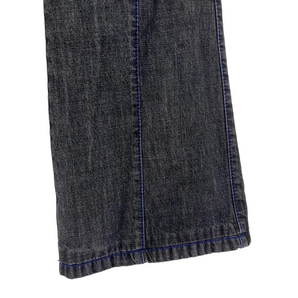 Vintage Y2K Jean Charles Castelbajac Jeans Flare Leg Gray/Black 42 - Picture 7 of 9